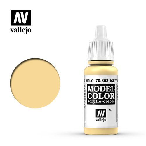 013 70.858 Vallejo Model Color: Ice Yellow (17ml)