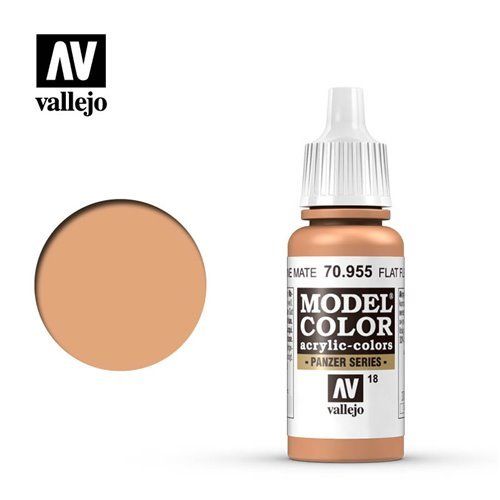 018 70.955 Vallejo Model Color: Flat Flesh (17ml)