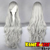 Curly wig 80 cm - Grey