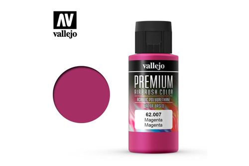 62007 Vallejo Premium Airbrush: Magenta (60ml)