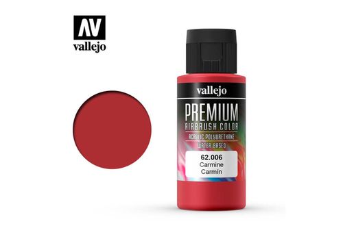 62006 Vallejo Premium Airbrush: Carmin (60ml)