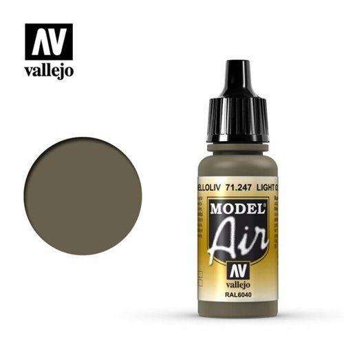 71.247 Vallejo Model Air: Light Olive RAL6040 [17ml]