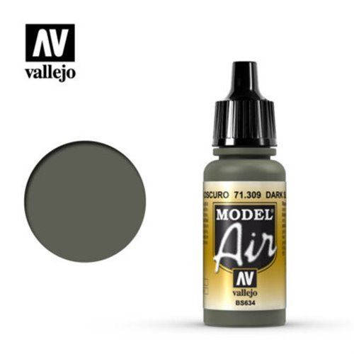 71.309 Vallejo Model Air: Dark Slate Grey BS634 [17ml]