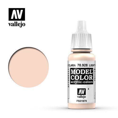 006 70.928 Vallejo Model Color: Light Flesh FS31670 (17ml)