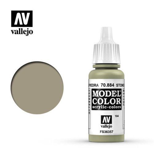 104 70.884 Vallejo Model Color: Stone Grey FS36357 RAL7030 (17ml)