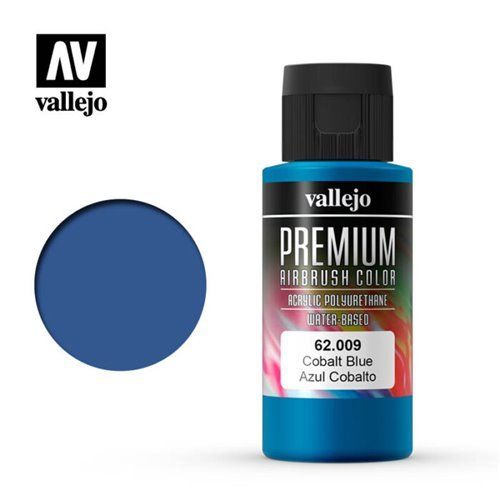 62009 Vallejo Premium Airbrush: Cobalt Blue [60ml]