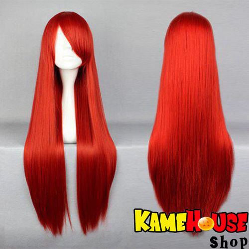 Parrucca 80 cm Rossa liscia
