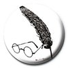 Harry Potter Glasses Feather pin