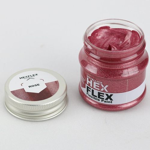 Hexflex Metallic Paint Rose 50 ml
