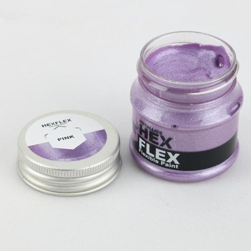 Hexflex Metallic Paint Pink 50 ml