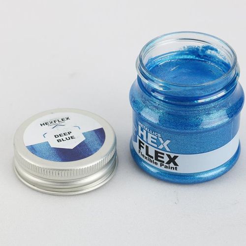 Hexflex Metallic Paint Deep Blue 50 ml