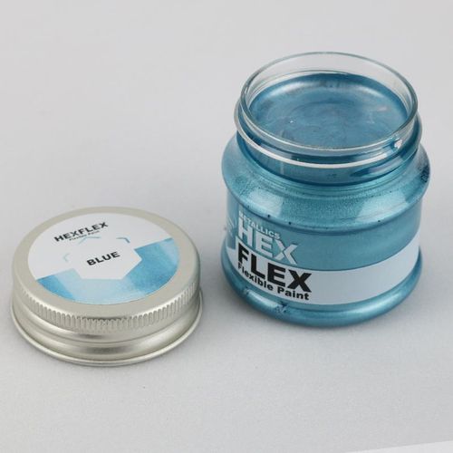 Hexflex Metallic Paint Blue 50 ml