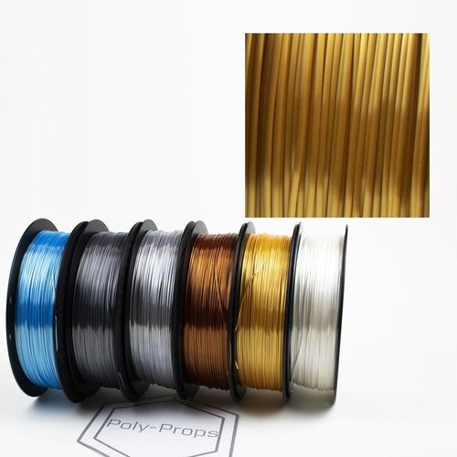 PLA Silk Gold filaments 1 kg