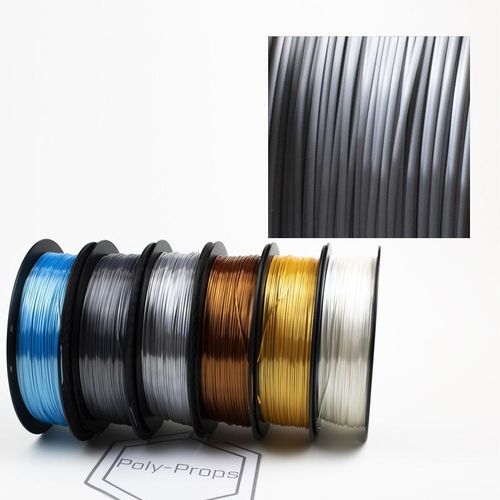 PLA Silk Silver filaments 1 kg