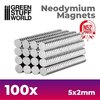 Magneti al Neodimio 5x2 100 pezzi