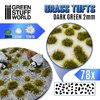 Grass TUFTS - 2mm self-adhesive - Dark Green