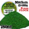 Static Grass Flock 6 mm - Medium Green - 280 ml