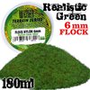 Static Grass Flock 6 mm - Realistic Green - 180 ml