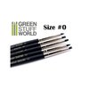 Colour Shapers Brushes Black size 0