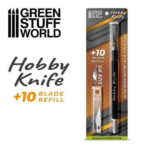 Professional Metal HOBBY KNIFE with 10 blade refill
