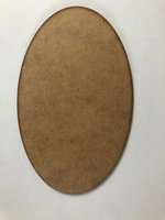 Oval MDF bases