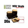 Basette MDF quadrate 20x20 20pz