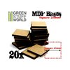 Basette MDF quadrate 25x25 20pz