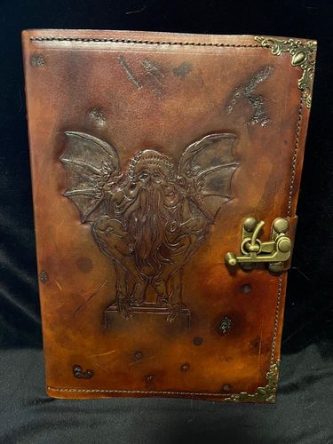Necronomicon with leather cover dis1