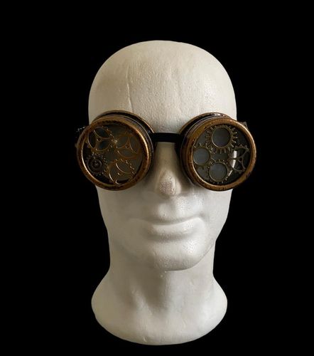 Goggles Gear color Antique Brass