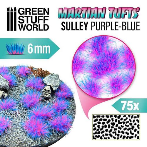 Grass TUFTS - Alien 6mm Sulley Purple-Blue