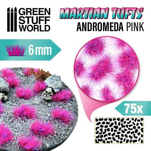 Grass TUFTS - Alien 6mm Andromeda Pink