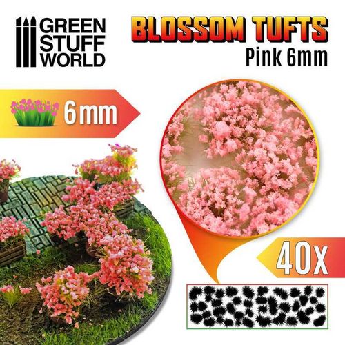 Blossom TUFTS - 6mm Pink