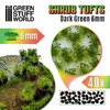 Shrubs Blossom TUFTS - 6mm self-adhesive - Dark Green